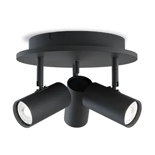 Tyson 3-spotlight Ø25 cm - Black - Belid