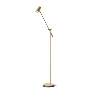 Tyson floor lamp rocker arm Ø19.8 cm - Matte polished brass - Belid