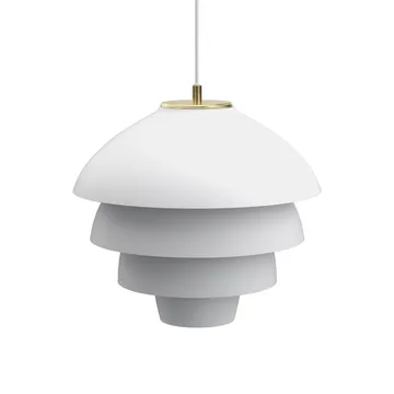 Valencia pendant lamp Ø42 cm - Matt white - brass - Belid