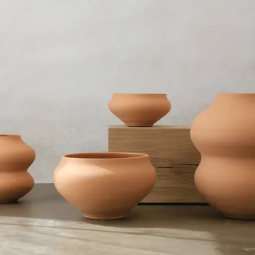 Belle raw vase 26 cm - Pink - Bergs Potter