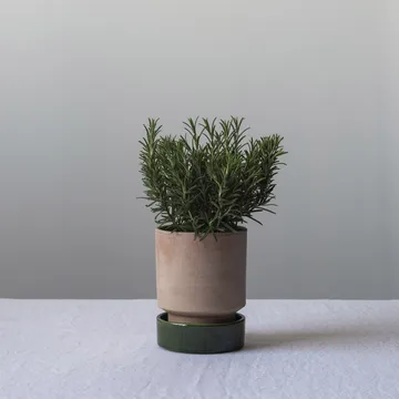 Hoff plant pot - Ø18 cm, Raw Rosa-Emerald Green (pink-green) - Bergs Potter