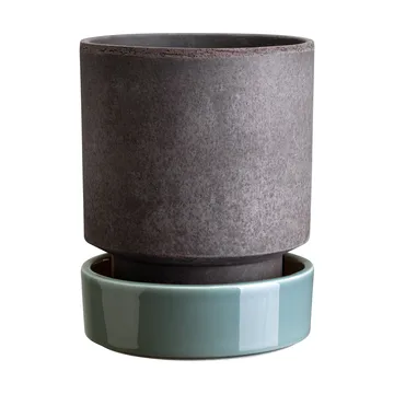 Hoff pot - Ø16 cm, Raw Grey-Misty Blue - Bergs Potter