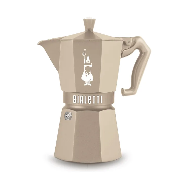 Bialetti exclusive induction moka pot - Beige, 6 cups - Bialetti