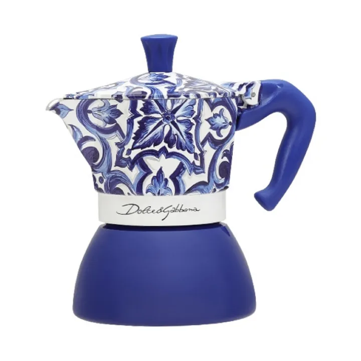 Bialetti x Dolce & Gabbana induction moka pot - Mediterraneo, 4 cups - Bialetti