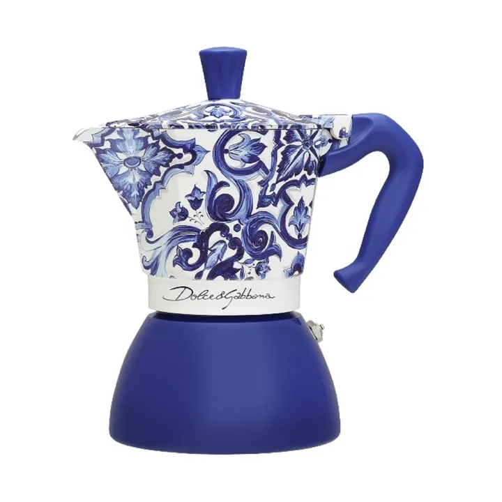 Bialetti x Dolce & Gabbana induction moka pot - Mediterraneo, 6 cups - Bialetti