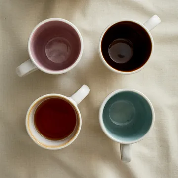 Bitz mug 30 cl 4-pack - matte off white - Bitz