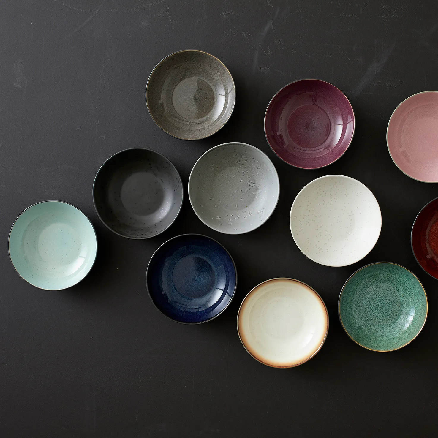 Bitz pasta bowl Ø20 cm grey, grey-cream white Bitz