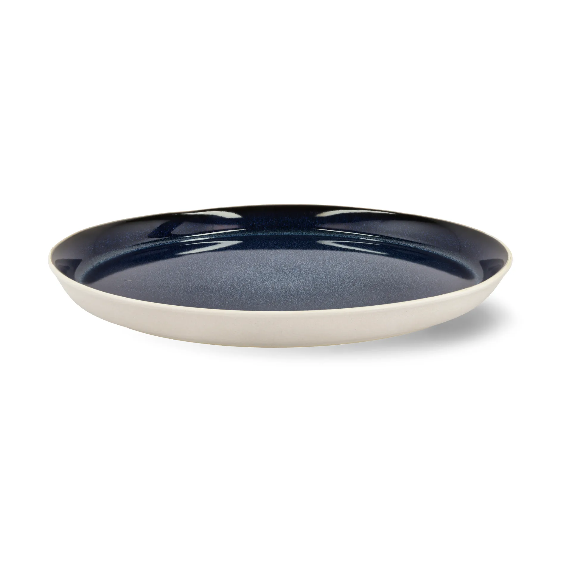 Bitz plate gastro Ø27 cm, White-dark blue Bitz