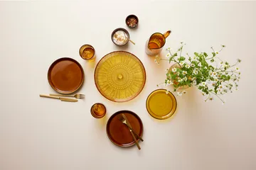Kusintha serving dish round Ø30 cm - Amber - Bitz