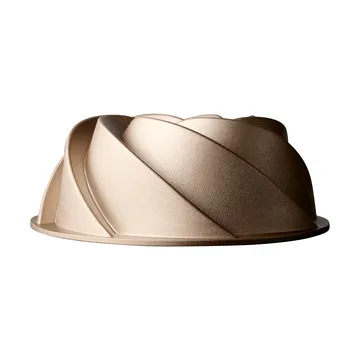 Blomsterbergs cake mold swirl 24x9 cm - Rose gold - Blomsterbergs