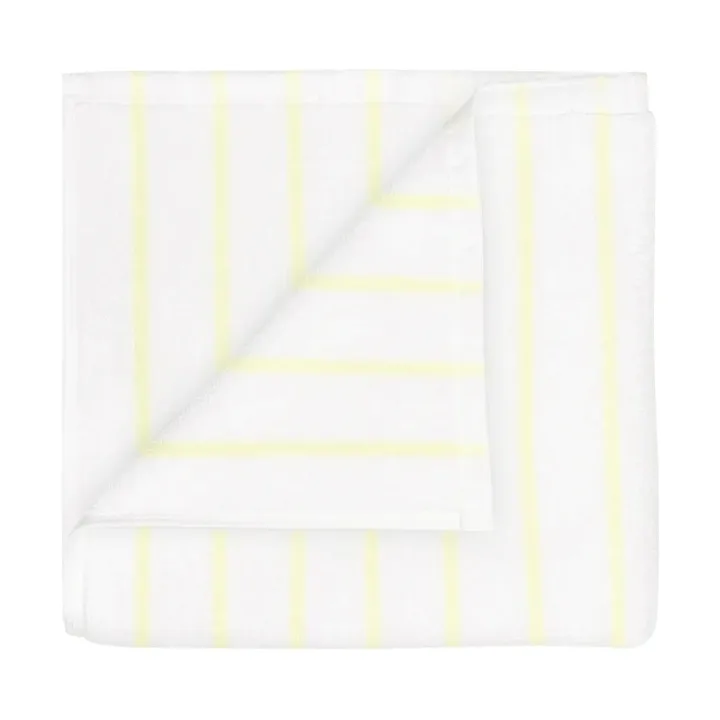 Arto towel - Transparent yellow-white, 50x100 cm - blomus