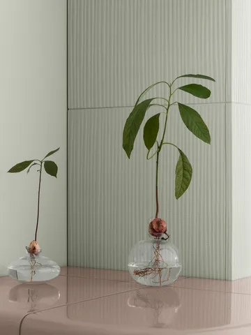 Avo vase 14.5 cm - Clear - blomus
