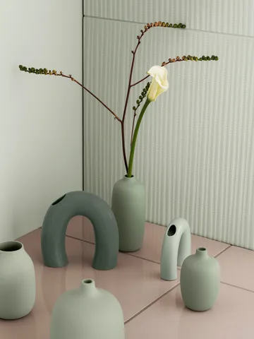 Ceola vase 18.5 cm - Desert Sage - blomus