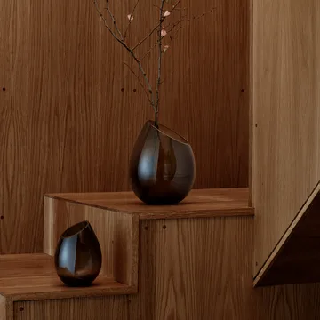 Drop vase small - Coffee - blomus