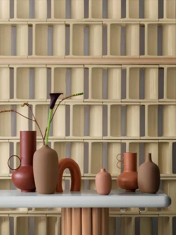 Loha vase 33 cm - Brandy Brown - blomus