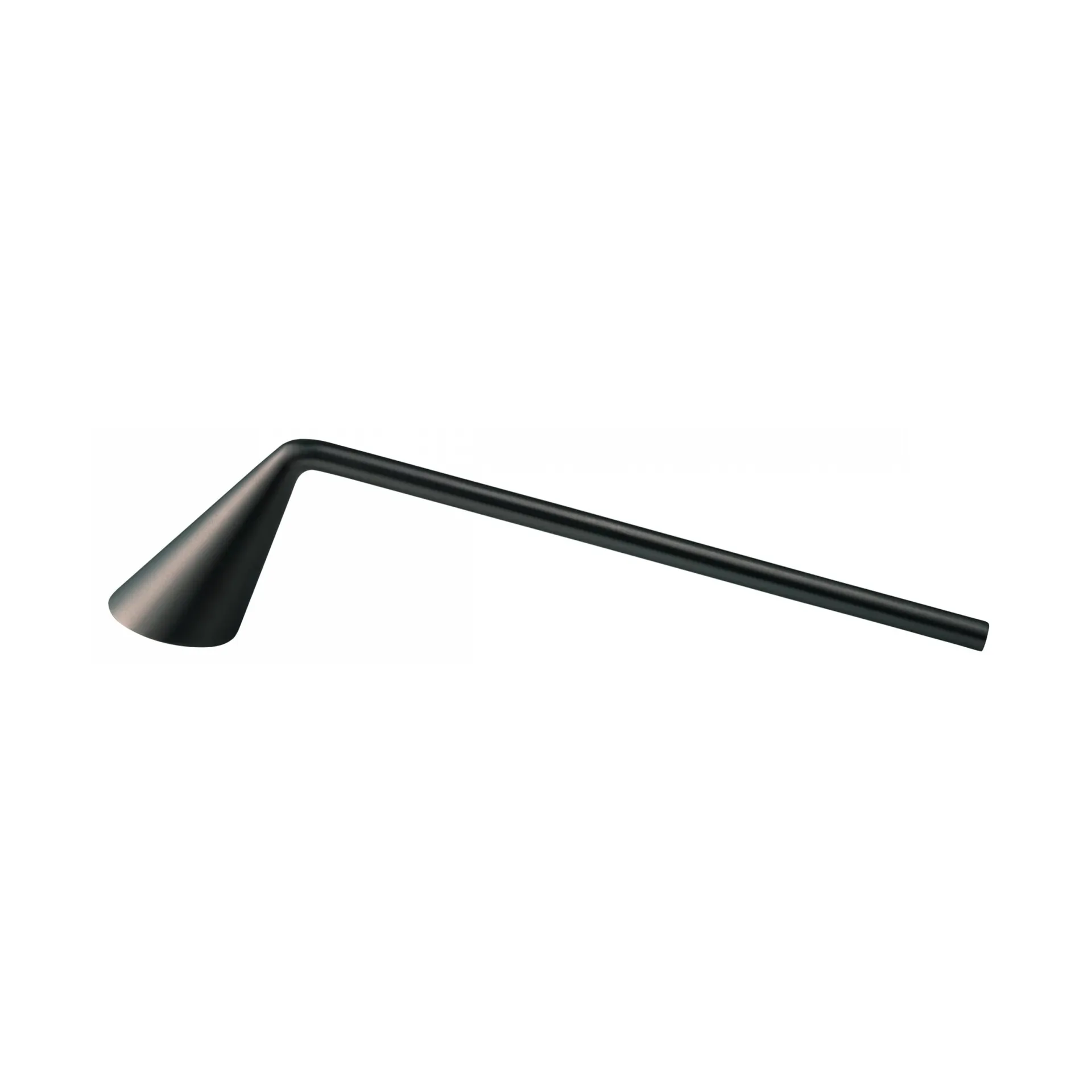NOX candle extinguisher 23 cm, Burned metal blomus