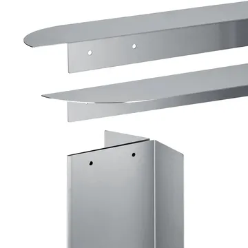 ORU bench 80x45 cm - Matte stainless steel - blomus