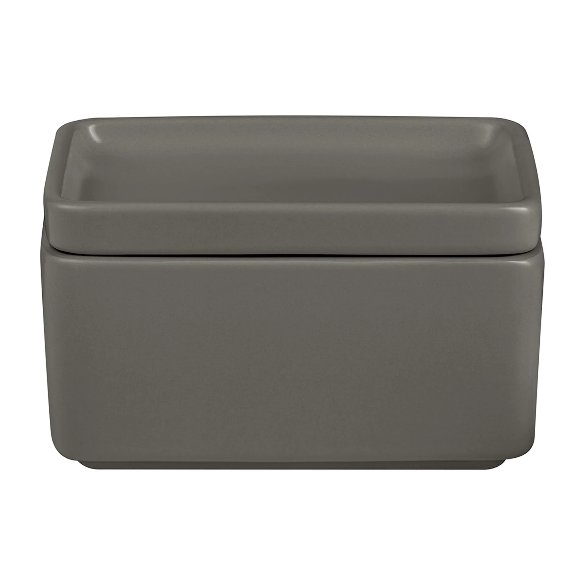 Pilar butter dish - storage box 250 ml, Pewter blomus