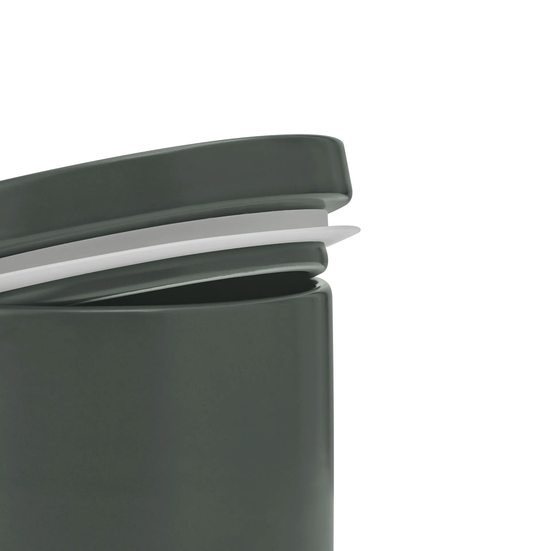 Pilar storage jar with lid, Agave Green, Ø10x9 cm blomus