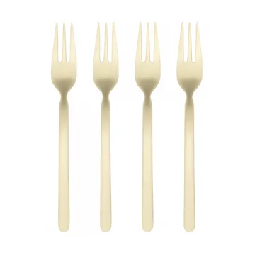 STELLA dessert fork champagne 4-pack - 15,5 cm - blomus