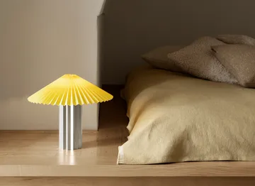 Taite table lamp - Cream gold, Ø36.5x31 cm - blomus