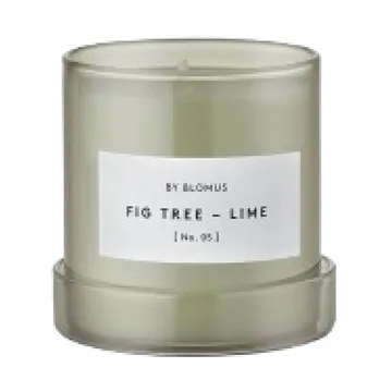 Valoa scented candle 30 hours - Fikon/Lime Agave Green - blomus