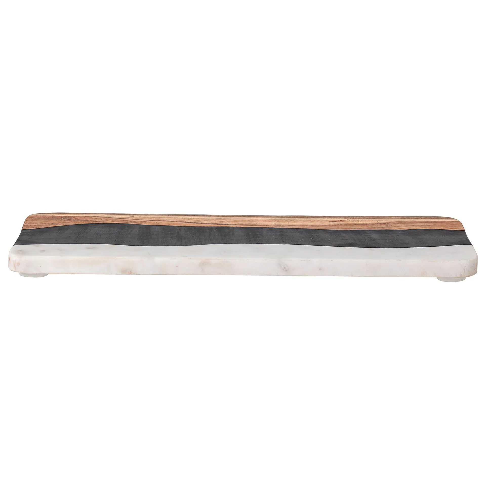 Bloomingville cutting board marble-resin-acacia, 18x39.5 cm Bloomingville