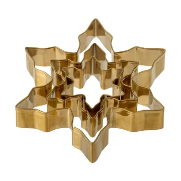 Cailie gingerbread mould 3 parts - Snowflake - Bloomingville
