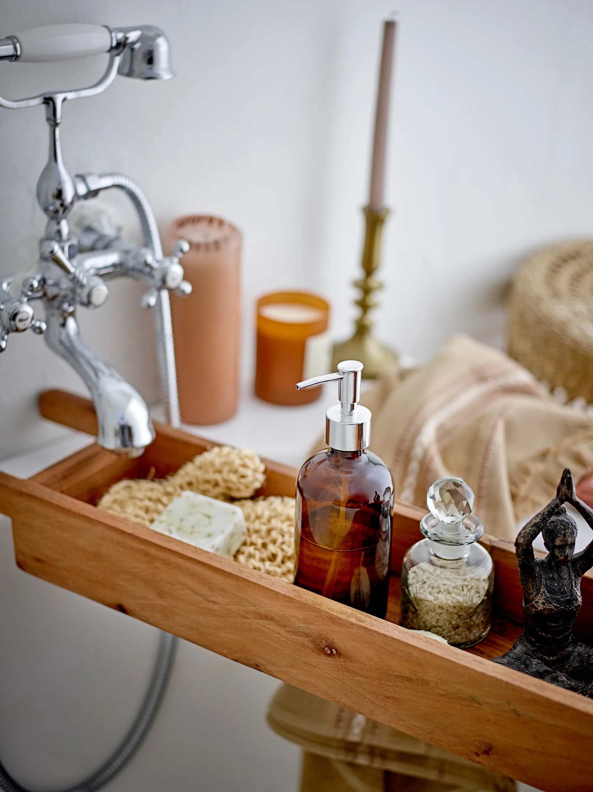 Calina bathtub shelf, Recycled wood Bloomingville