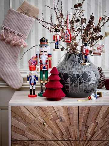 Darren nut cracker decoration 20.5 cm 2 pieces - Red - Bloomingville
