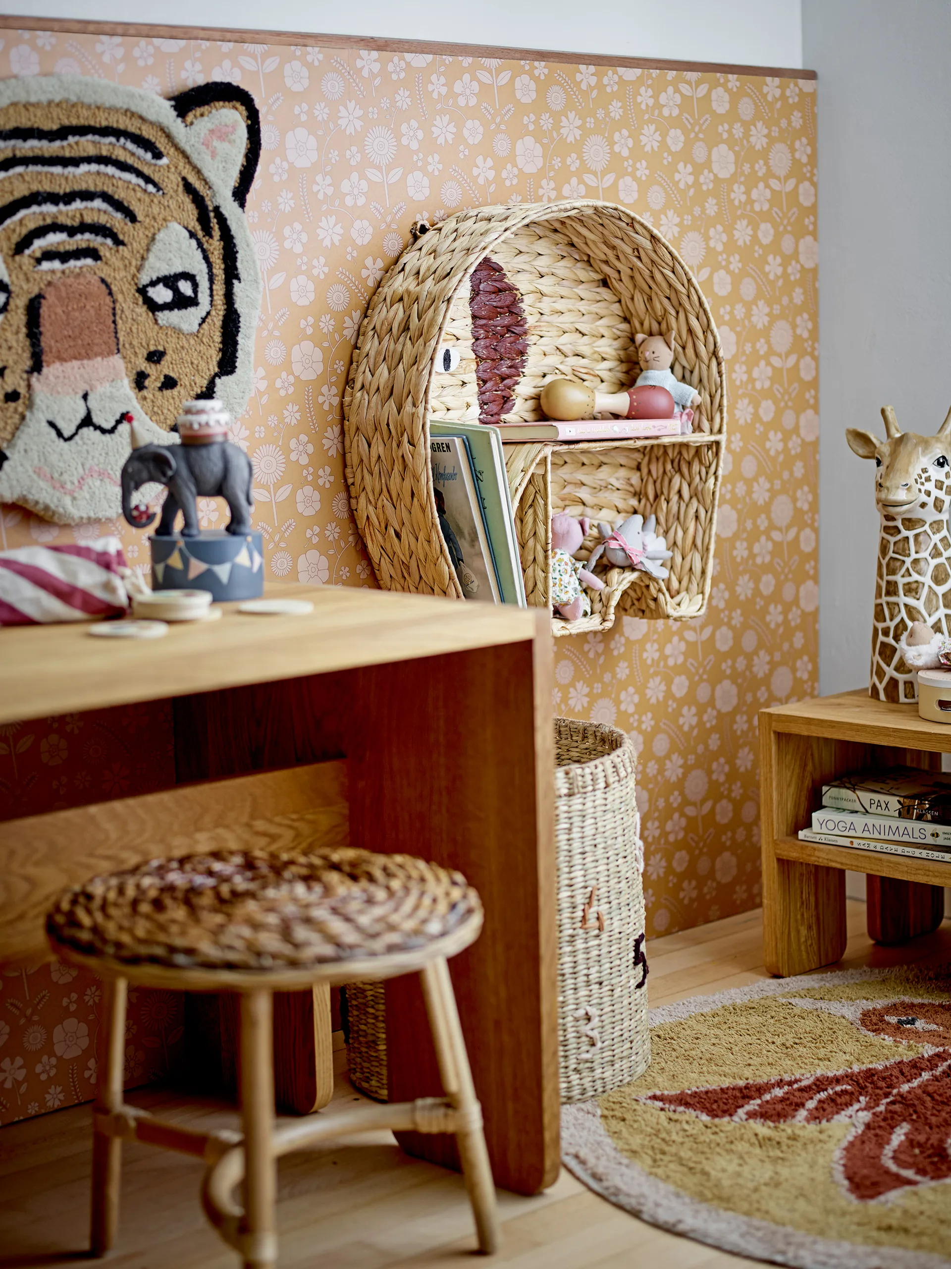 Dinne storage box 2 pieces, Alphabet Bloomingville
