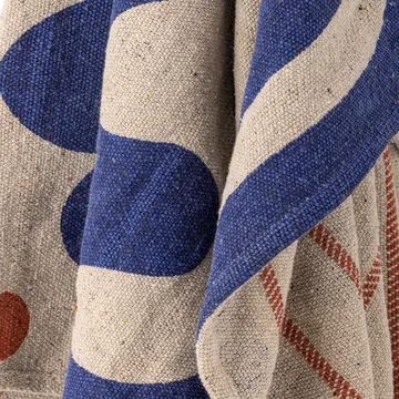 Eviaya throw 130x160 cm - Blue - Bloomingville