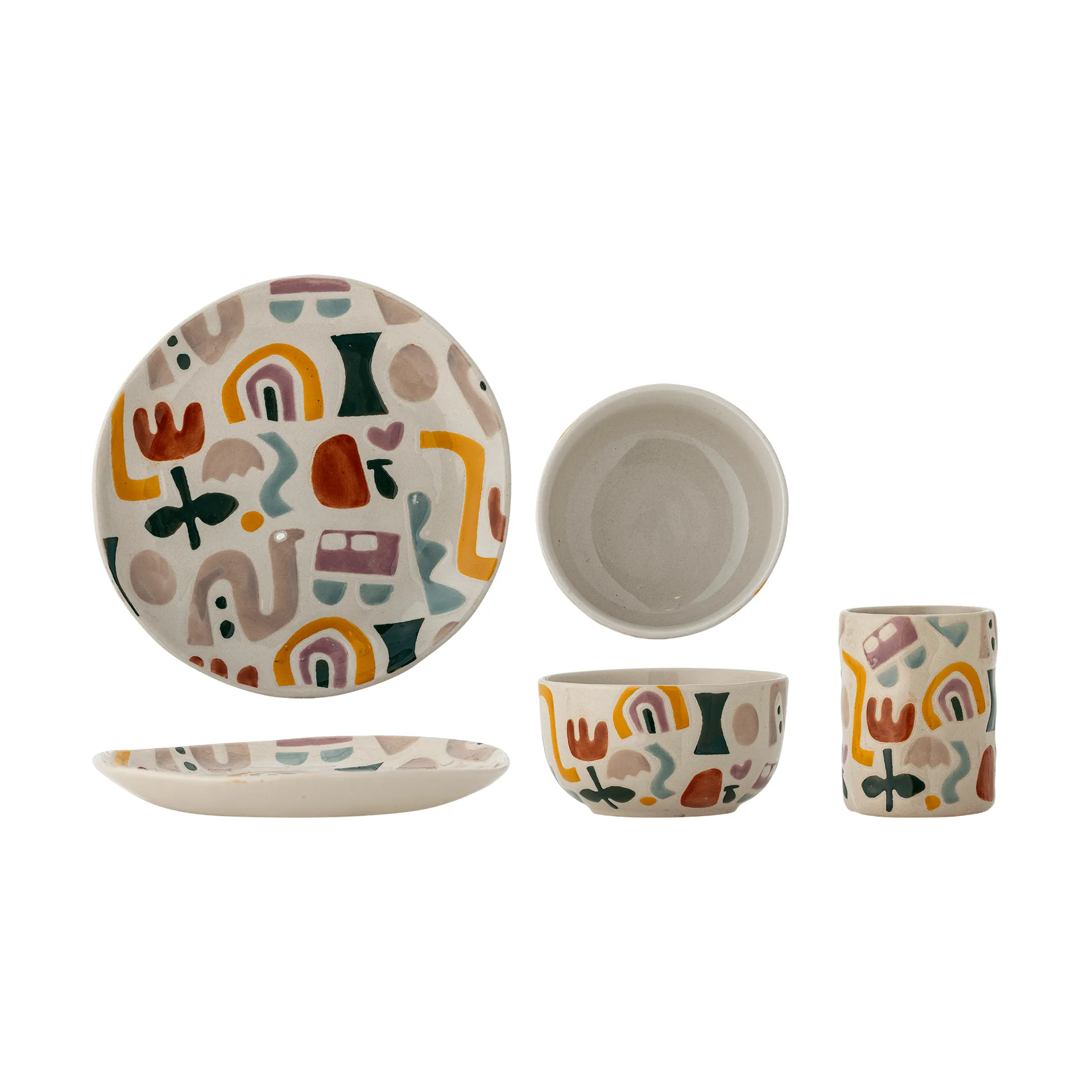 Filur serving set, Multi, 3 pieces Bloomingville