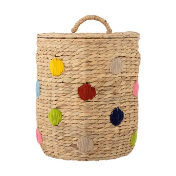 Jooha storage box with lid - Natural-multi - Bloomingville