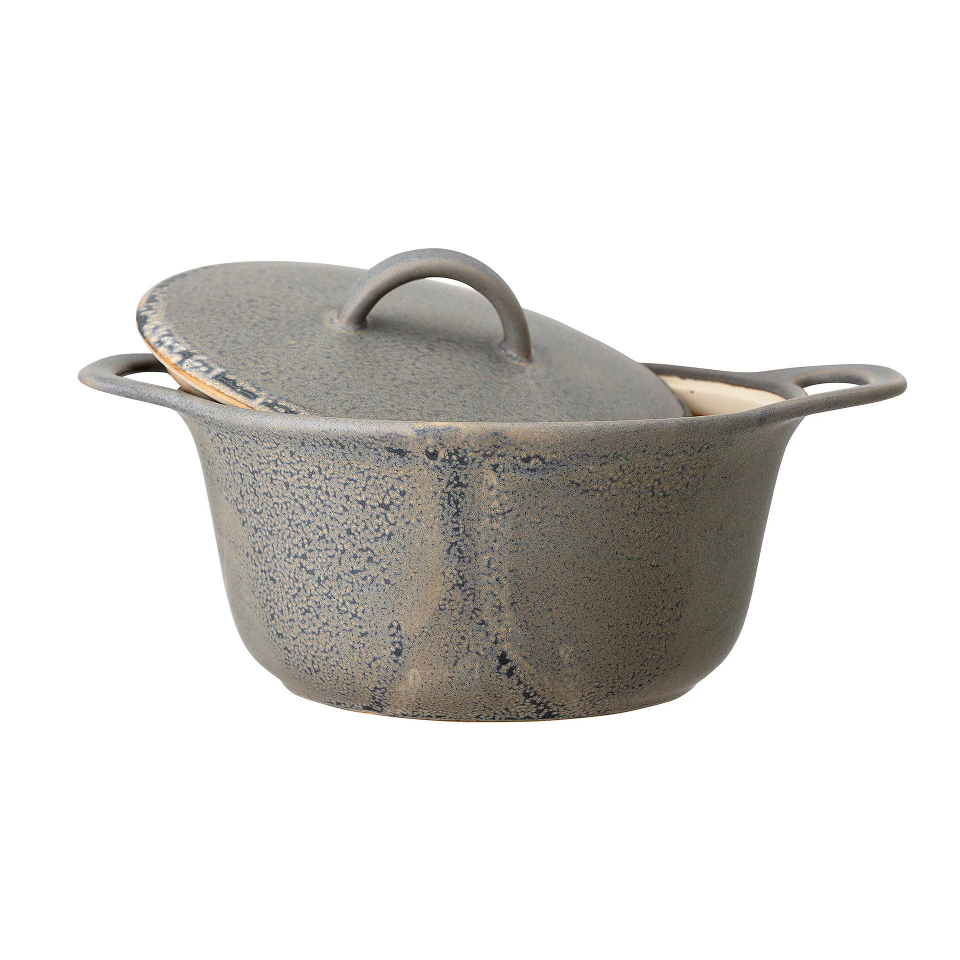 Kendra serving casserole dish stoneware, Grey Bloomingville