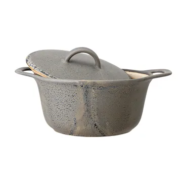 Kendra serving casserole dish stoneware - Grey - Bloomingville