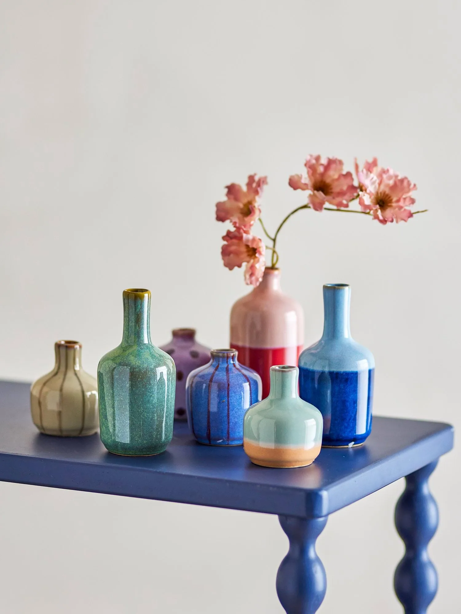 Maien vase, Multi stoneware, 7 pieces Bloomingville