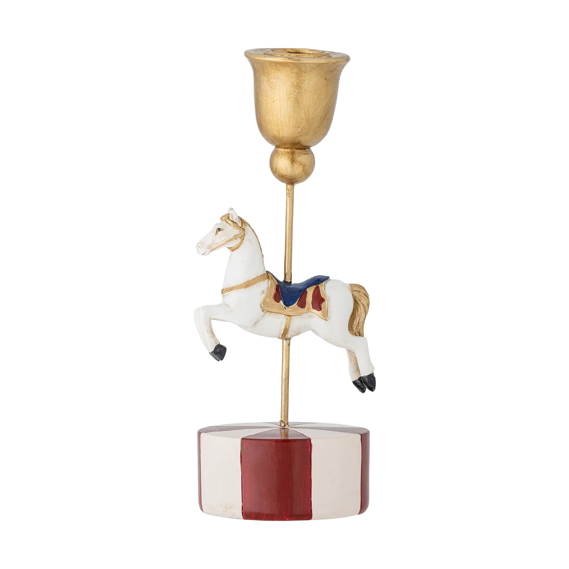 Merry-go-round candlestick, White Bloomingville