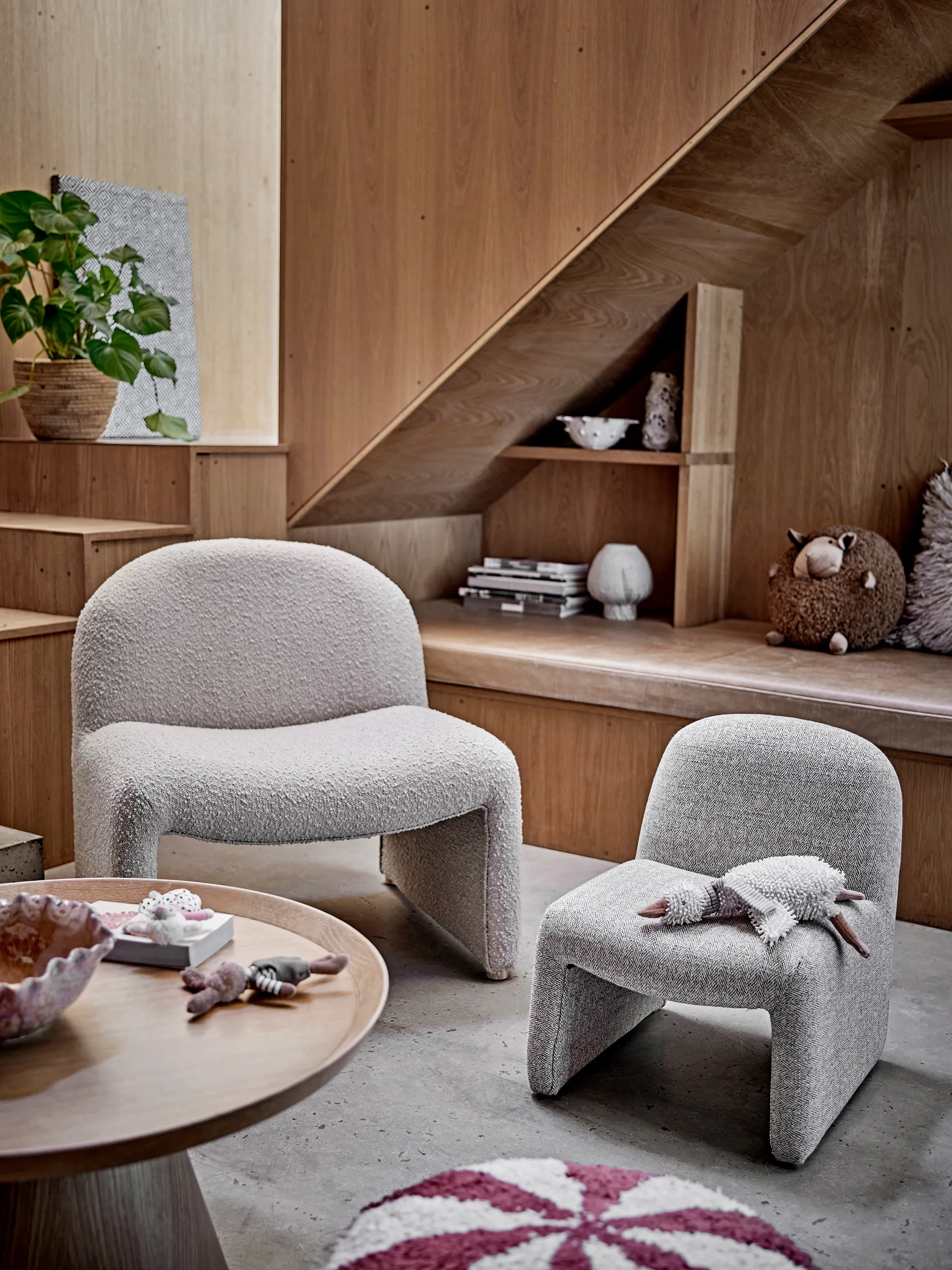 Neel chair 40x51 cm, Grey Bloomingville