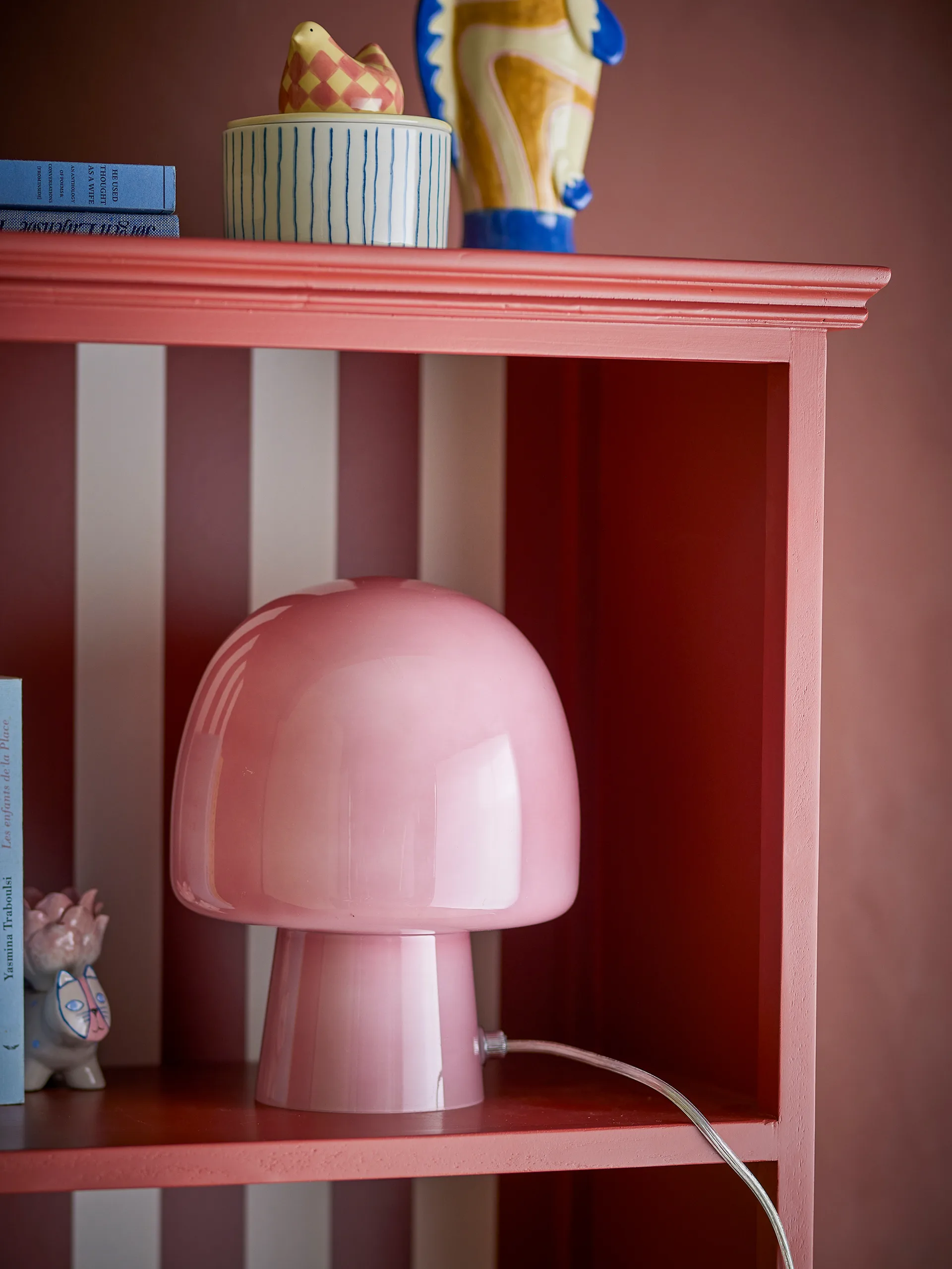 Paddy table lamp Ø20x26,5 cm, Rose Bloomingville