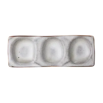 Sandrine serving saucer 13x36 cm - light grey - Bloomingville