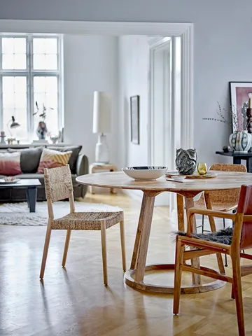 Saran chair woven back and seat - Natural - Bloomingville