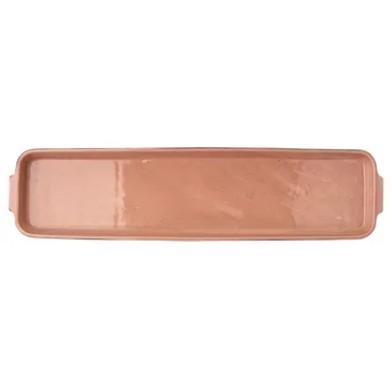 Sienna serving plate - Orange-black - Bloomingville