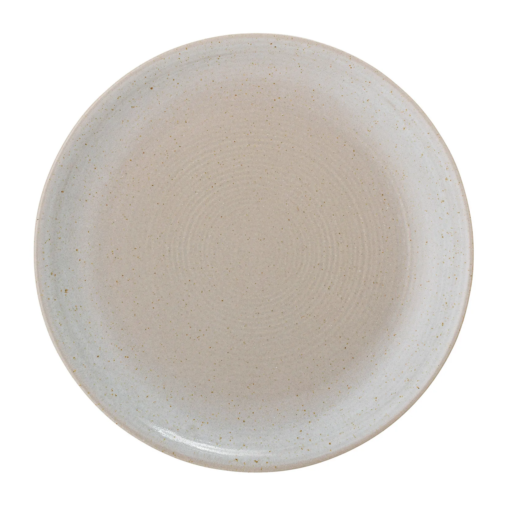 Taupe plate Ø21.5 cm, grey Bloomingville
