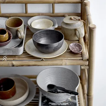 Thea bowl stoneware Ø15 cm - Bronze - Bloomingville