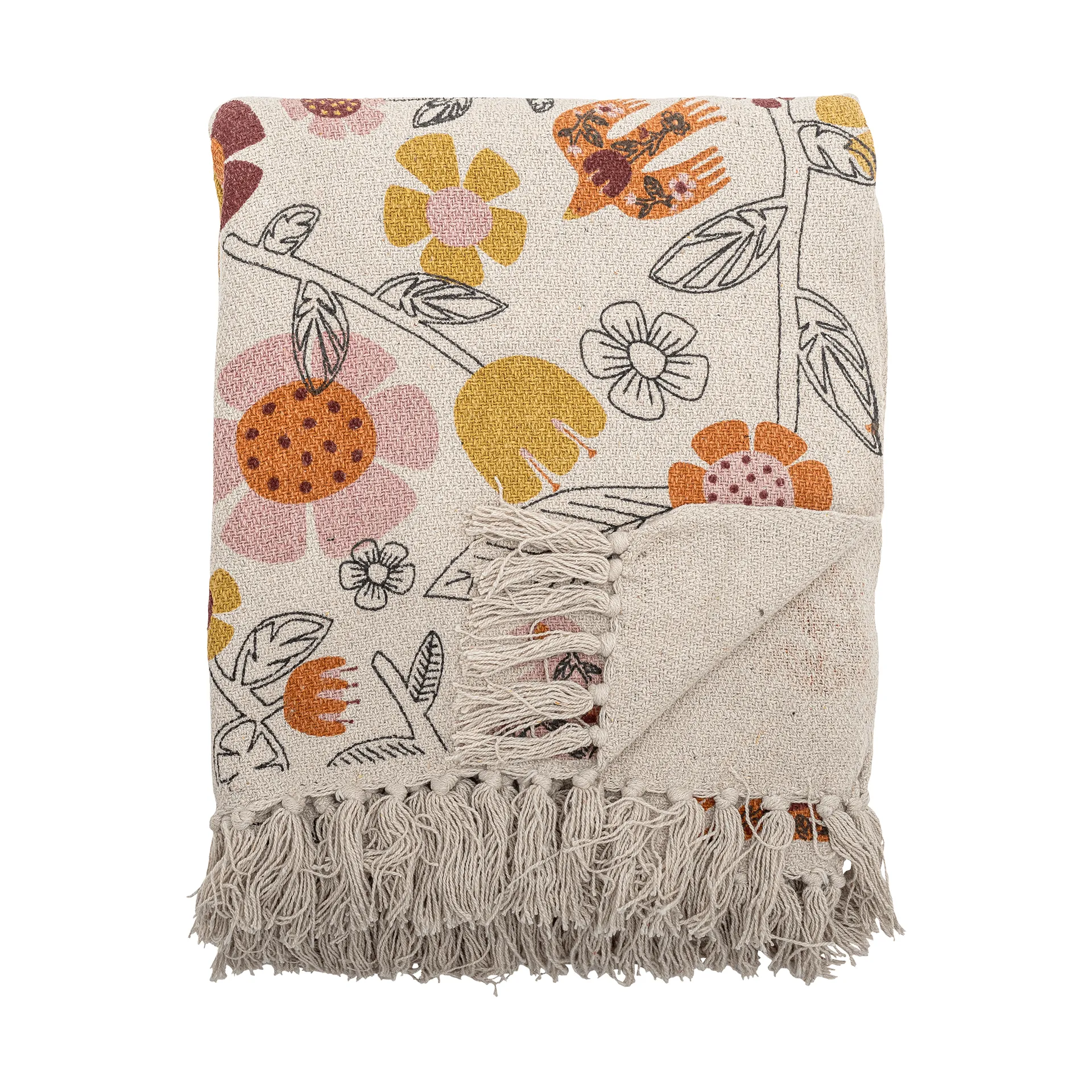 Vivielle throw blanket, Multi, 160x130 cm Bloomingville