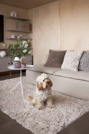 Noma cotton rug 160x230 cm - Beige - Boel & Jan