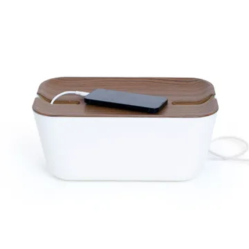 Cable organiser M - Dark wooden details - Bosign