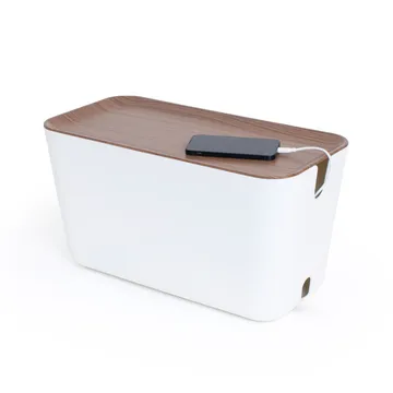 Cable Organiser XXL cabel tidy - Dark wooden details - Bosign