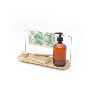 LEAF dish rack with dishcloth holder - Willow-stainless steel - Bosign
